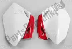Here you can order the side panels, white/red from UFO, with part number HO03656W: