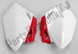 UFO HO03656W side panels, white/red - Bottom side