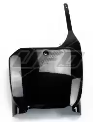Here you can order the front number plate, black from UFO, with part number HO03666001: