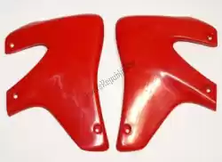 Here you can order the radiator covers, red from UFO, with part number HO03676069: