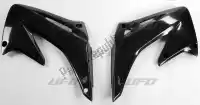 HO03689001, UFO, Bs ra radiator covers honda black    , New