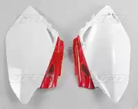 HO04616W, UFO, Side panels, white/red    , New