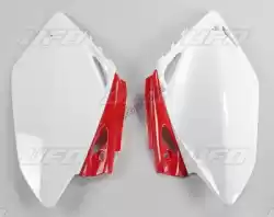 Here you can order the side panels, white/red from UFO, with part number HO04616W: