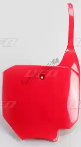 UFO HO04621070 np front number honda red - Bottom side