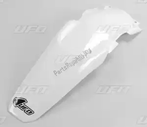 UFO HO04618041 guardabarros trasero, blanco - Lado inferior