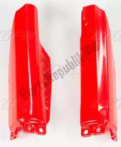 UFO HO04622070 protectores de deslizador de horquilla, rojo - Lado inferior
