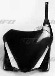 Here you can order the front number plate, black from UFO, with part number HO04629001: