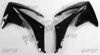 HO04637001, UFO, Bs ra radiator covers honda black    , New
