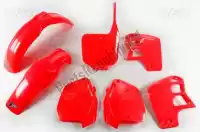 HOKIT089067, UFO, Conjunto de plástico honda vermelho    , Novo