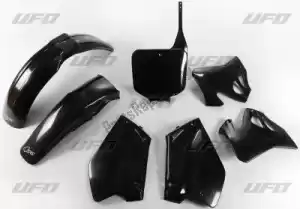 UFO HOKIT095001 set plastic honda black - Bottom side