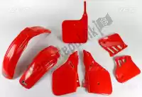 HOKIT099061, UFO, Conjunto plastico honda rojo    , Nuevo