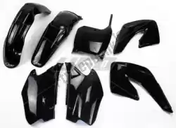 Here you can order the set plastic honda black from UFO, with part number HOKIT100E001: