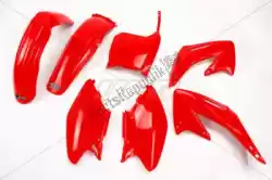 Here you can order the set plastic honda red from UFO, with part number HOKIT101E070: