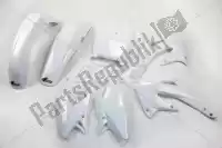 HOKIT106E041, UFO, Set plastique honda blanc    , Nouveau