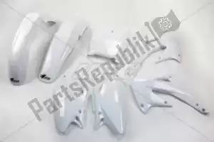 UFO HOKIT106E041 conjunto de plástico honda branco - Lado inferior