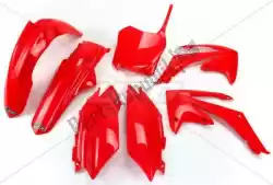 Here you can order the set plastic honda red from UFO, with part number HOKIT114E070: