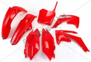 UFO HOKIT114E070 set plastic honda red - Bottom side