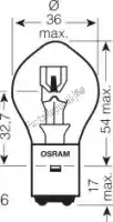 161004, Universal, Lamp 6v 35/35w    , Nieuw