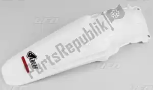UFO HO04603041 enduro rear fender with led light, white - Bottom side