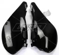 Here you can order the panel set side panels kawasaki black from UFO, with part number KA03721001: