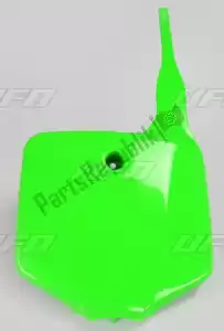 UFO KA03732026 targa anteriore, 05-12 kx verde - Il fondo