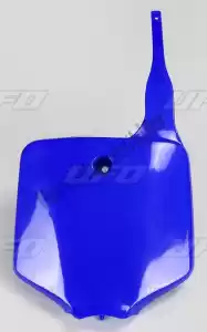 UFO KA03732089 front number plate, reflex blue - Bottom side