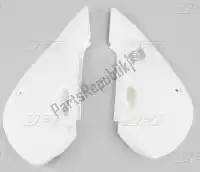 KA03734047, UFO, Conjunto de painéis painéis laterais kawasaki branco    , Novo