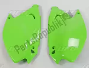 UFO KA03739026 panel set side panels kawasaki green - Bottom side