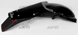 UFO KA03751001 enduro rear fender, black - Bottom side