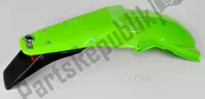 UFO KA03751026 enduro rear fender, green - Bottom side