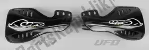 UFO KA03759001 handguard handguards kawasaki black - Bottom side