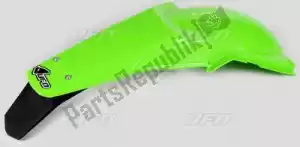 UFO KA03780026 garde-boue arrière enduro, vert - La partie au fond