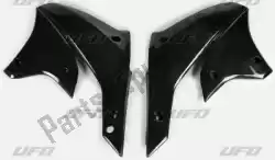 Ici, vous pouvez commander le cache radiateur bs ra kawasaki noir auprès de UFO , avec le numéro de pièce KA03789001: