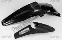 KA03791001, UFO, Mudguard rear (w/led) kawasaki black    , New