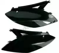 KA04700001, UFO, Zestaw paneli panele boczne kawasaki black    , Nowy