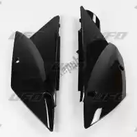 KA04717001, UFO, Panel set side panels kawasaki black    , Nieuw