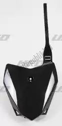 Here you can order the front number plate, black from UFO, with part number KA04718001: