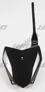 UFO KA04718001 front number plate, black - Bottom side