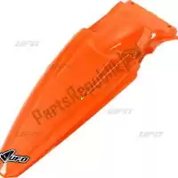 KA04734FFLU, UFO, Mudguard rear kawasaki neon orange    , New