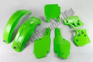 UFO KAKIT187026 conjunto de plástico kawasaki verde - Lado inferior