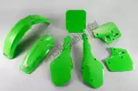 KAKIT191026, UFO, Set plastica kawasaki verde    , Nuovo