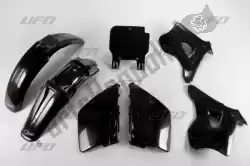 Aquí puede pedir set plastico kawasaki negro de UFO , con el número de pieza KAKIT193001: