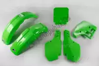 KAKIT198026, UFO, Set plastica kawasaki verde    , Nuovo