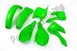 Here you can order the set plastic kawasaki green from UFO, with part number KAKIT200E026: