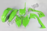 KAKIT223026, UFO, Set plastic kawasaki green    , New