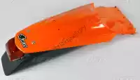 KT03015127, UFO, Enduro rear fender, orange    , New