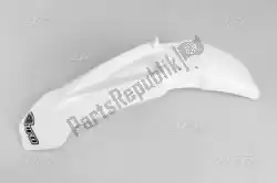 Here you can order the front fender, white from UFO, with part number KT03070041: