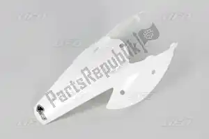 UFO KT03076041 rear fender with side panels, white - Bottom side