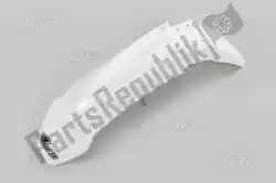 Here you can order the mudguard front ktm white from UFO, with part number KT03077041: