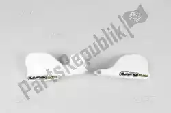 Here you can order the handguard handguards kawasaki white from UFO, with part number KA03709047: